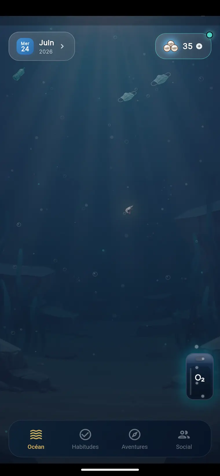 Reef, écran Océan