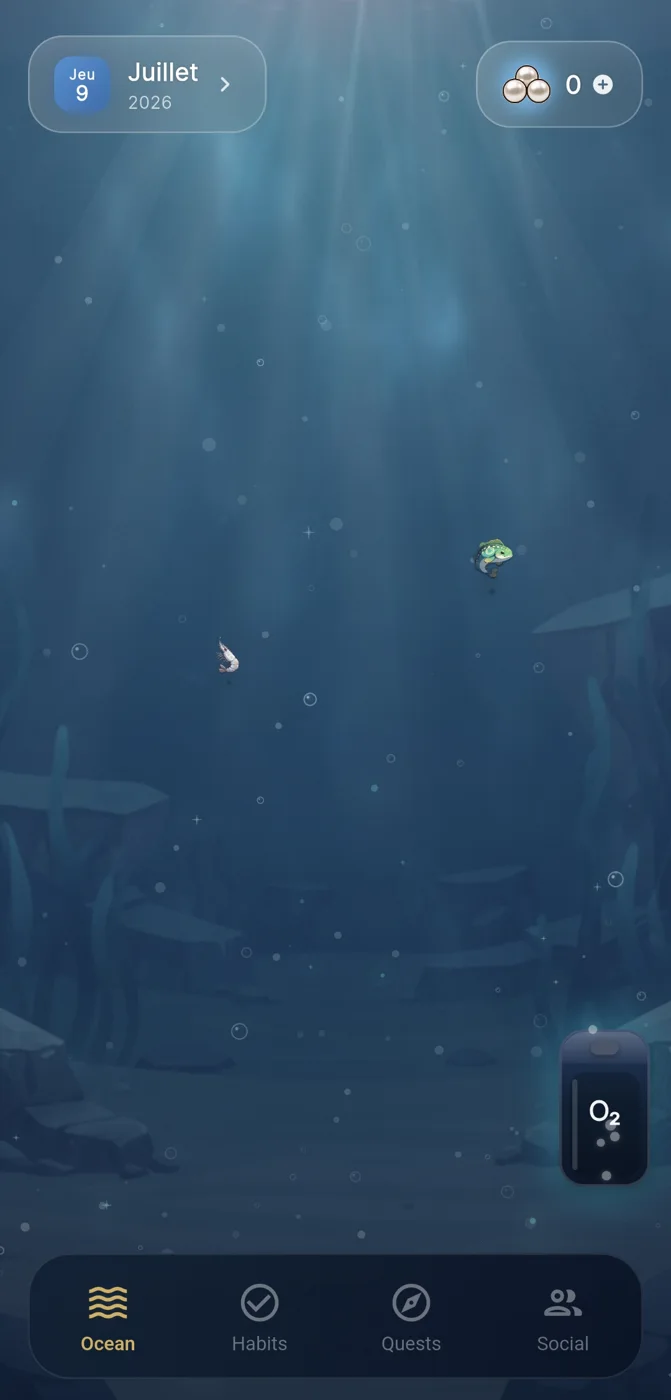 The ocean: every kept habit grows your reef